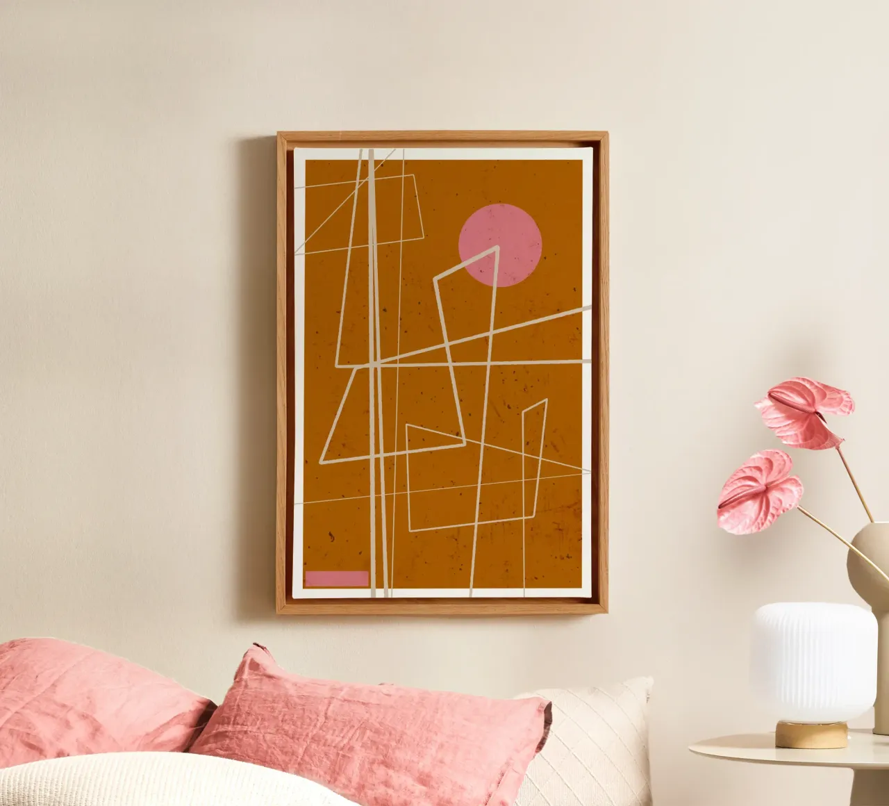 Angular Lines No 10 canvas van treechild