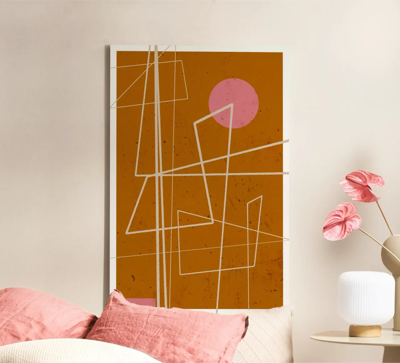 Angular Lines No 10 canvas van treechild