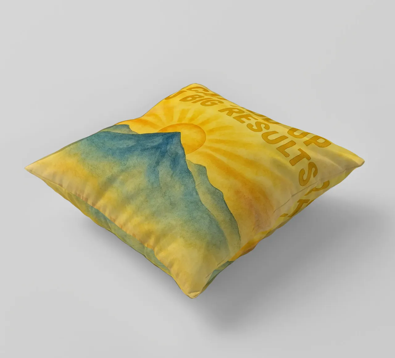 a little progress each day can add up to big result decorative cushion by cepeducks