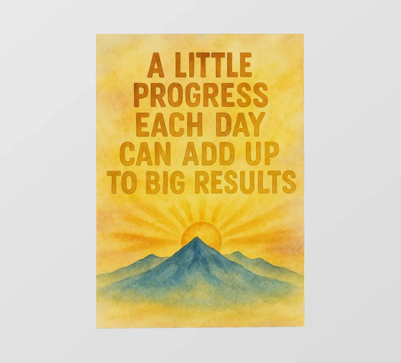 a little progress each day can add up to big result pvc cover by cepeducks