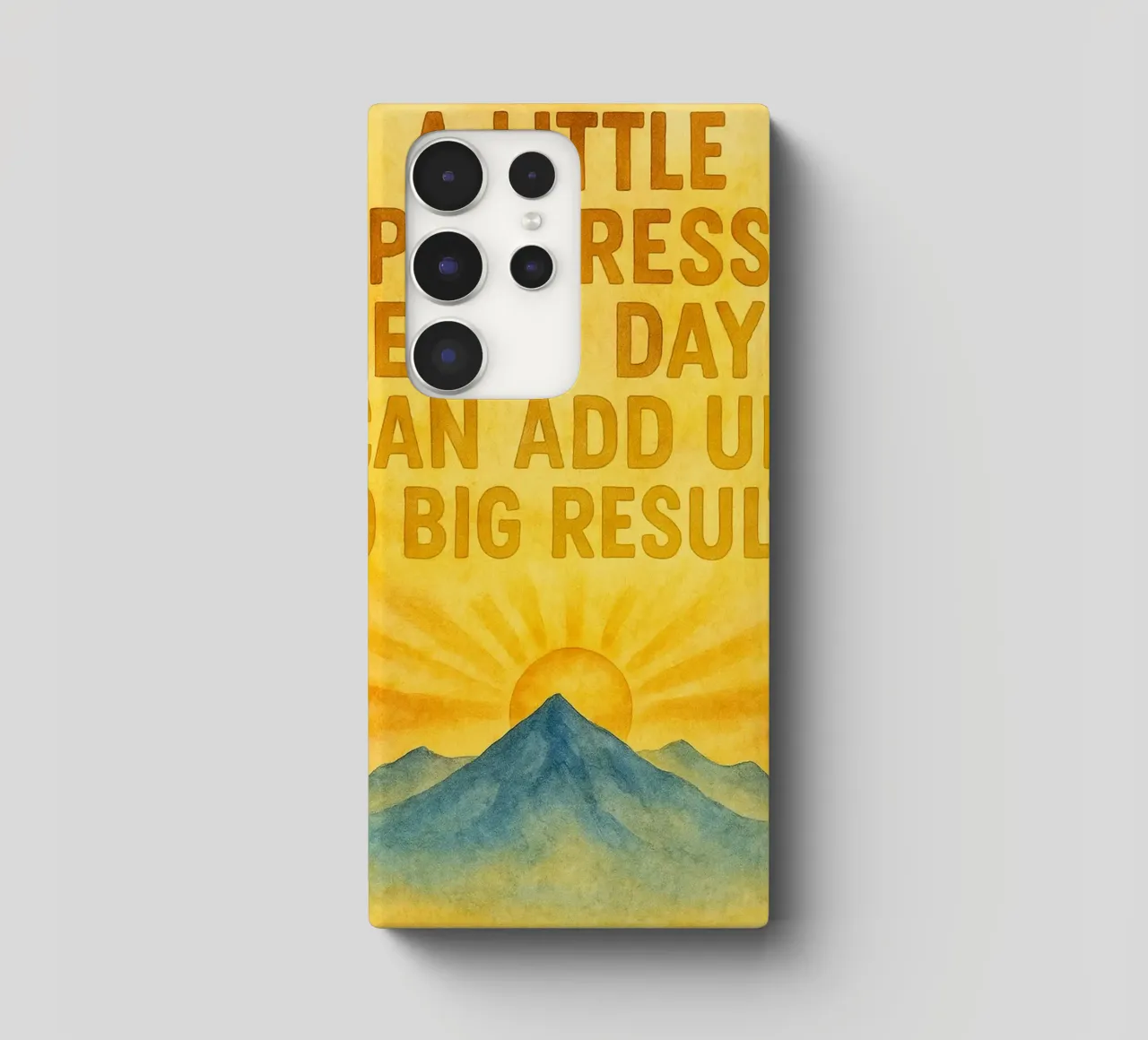 a little progress each day can add up to big result samsung phone case by cepeducks