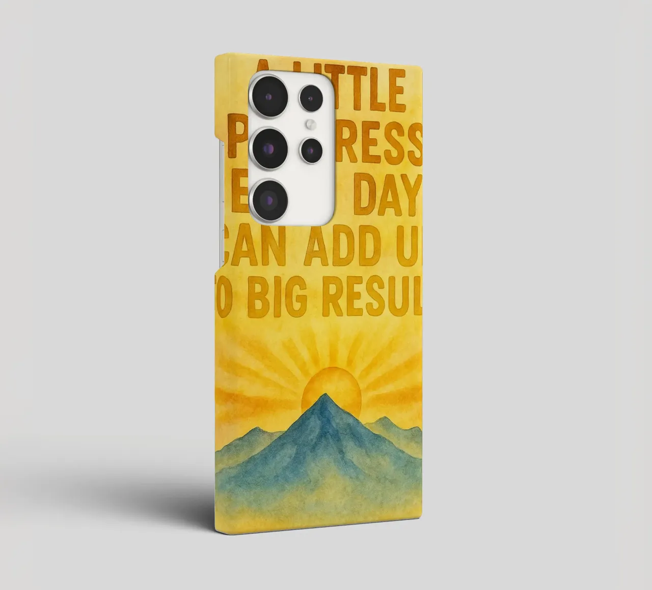 a little progress each day can add up to big result samsung phone case by cepeducks