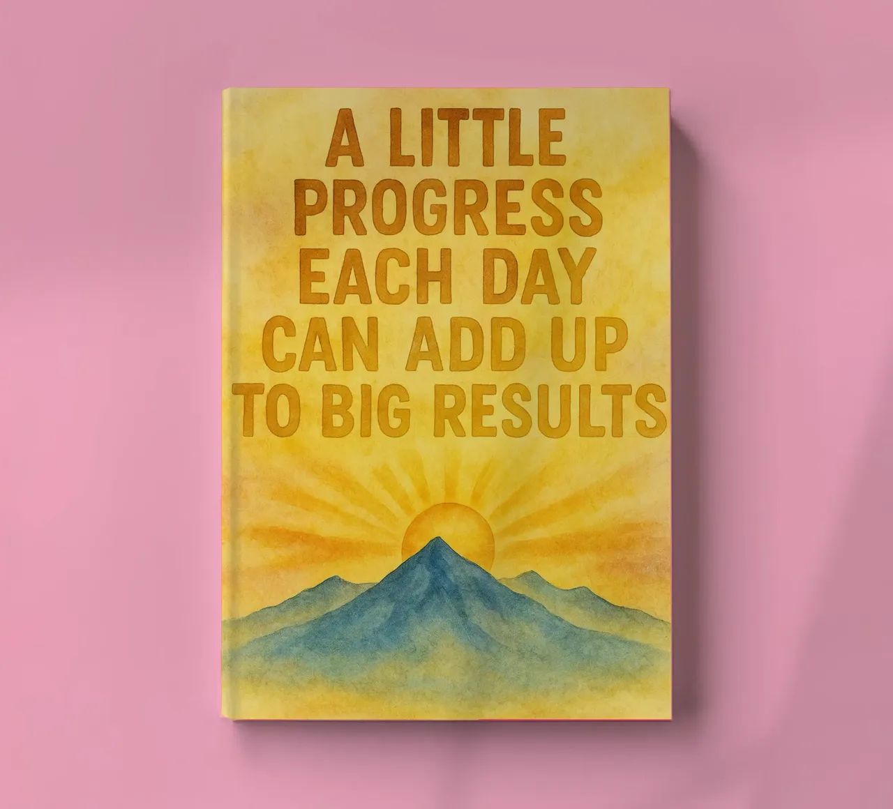 a little progress each day can add up to big result notebook by cepeducks