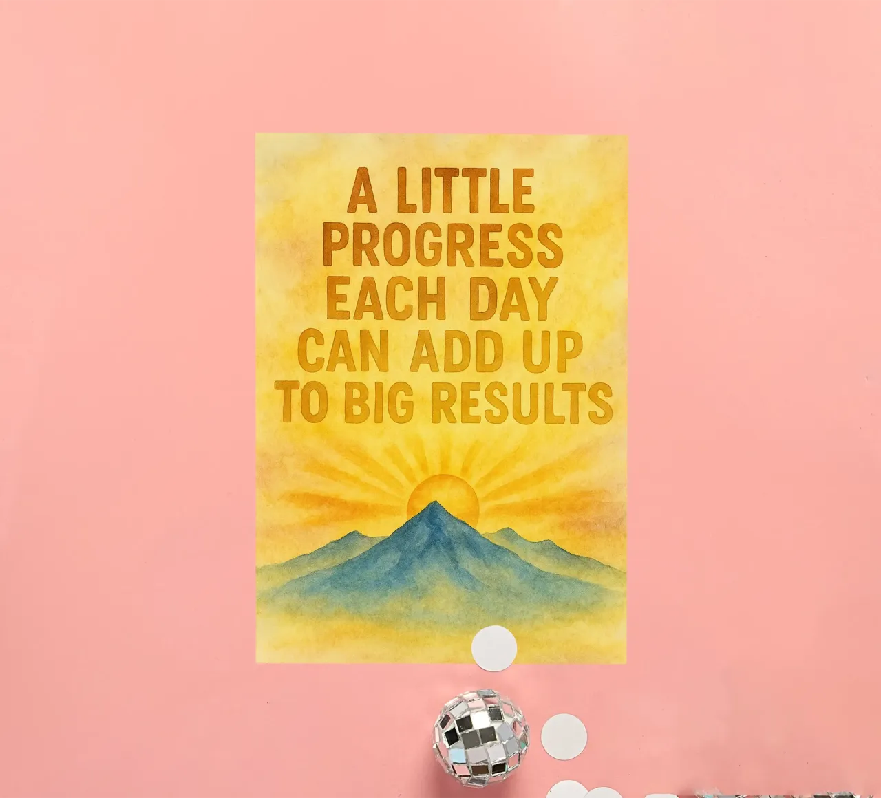 a little progress each day can add up to big result sticker by cepeducks