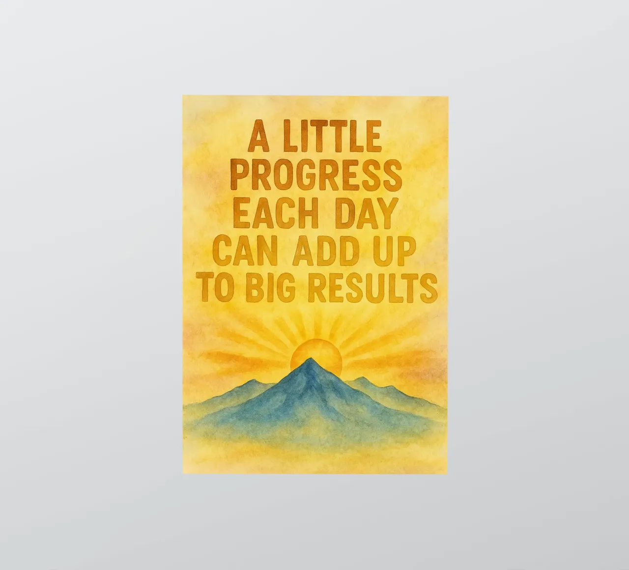 a little progress each day can add up to big result sticker by cepeducks