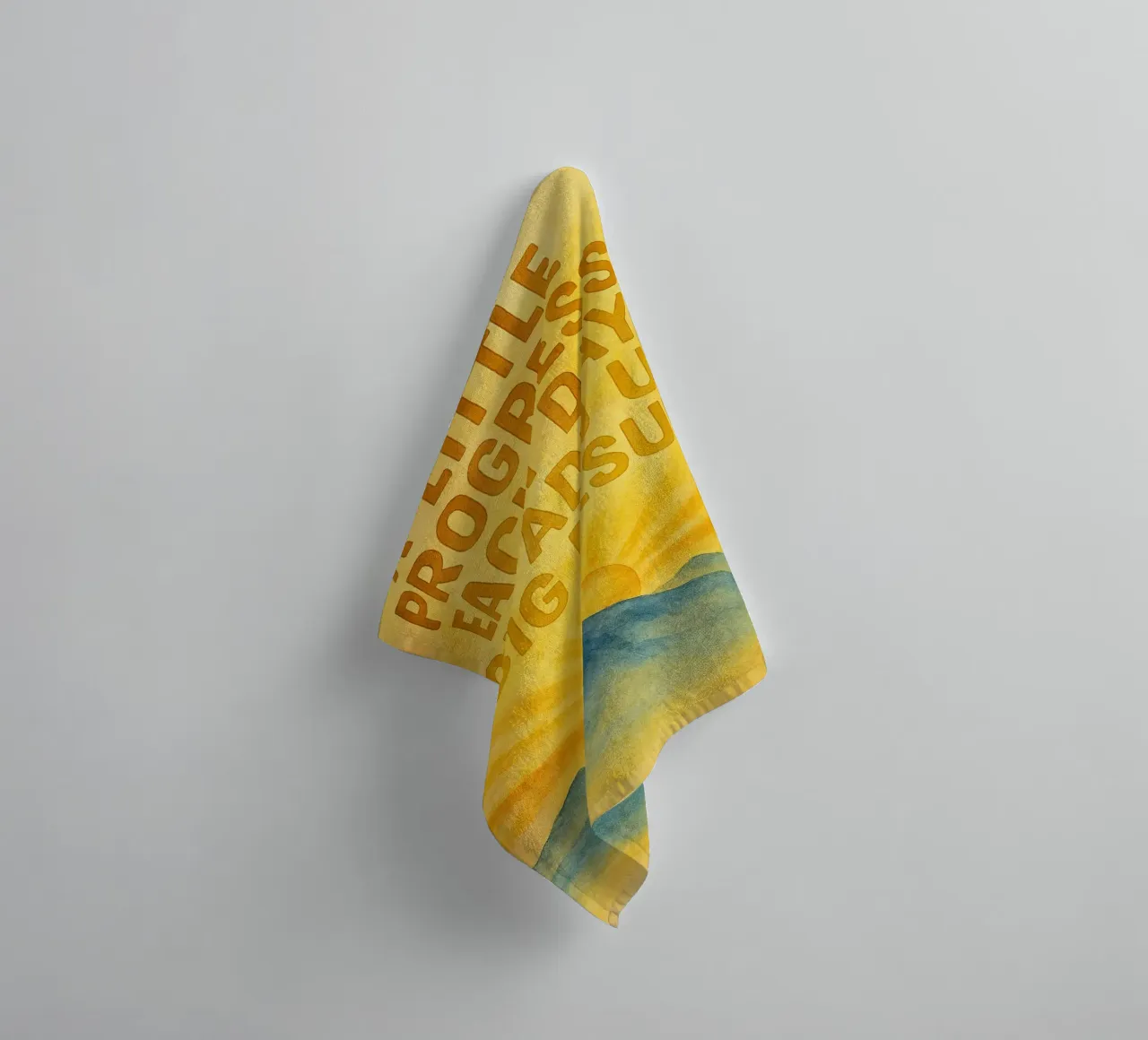 a little progress each day can add up to big result towel by cepeducks