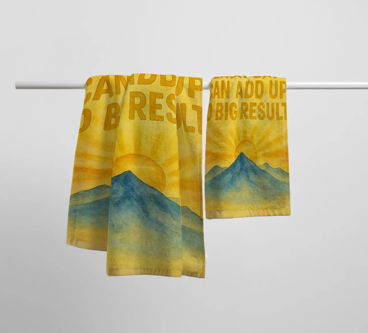 a little progress each day can add up to big result towel by cepeducks