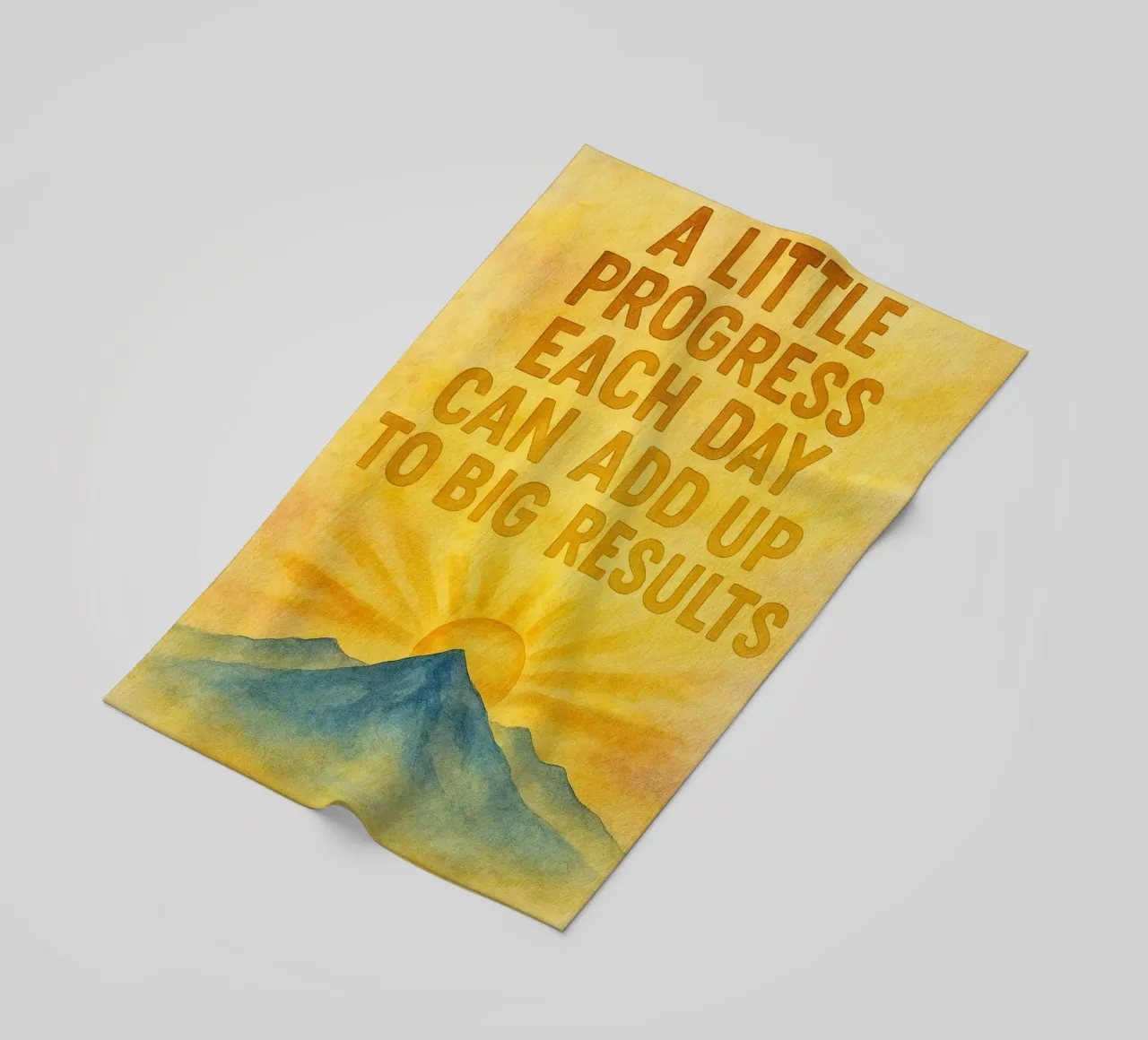 a little progress each day can add up to big result beach towel by cepeducks