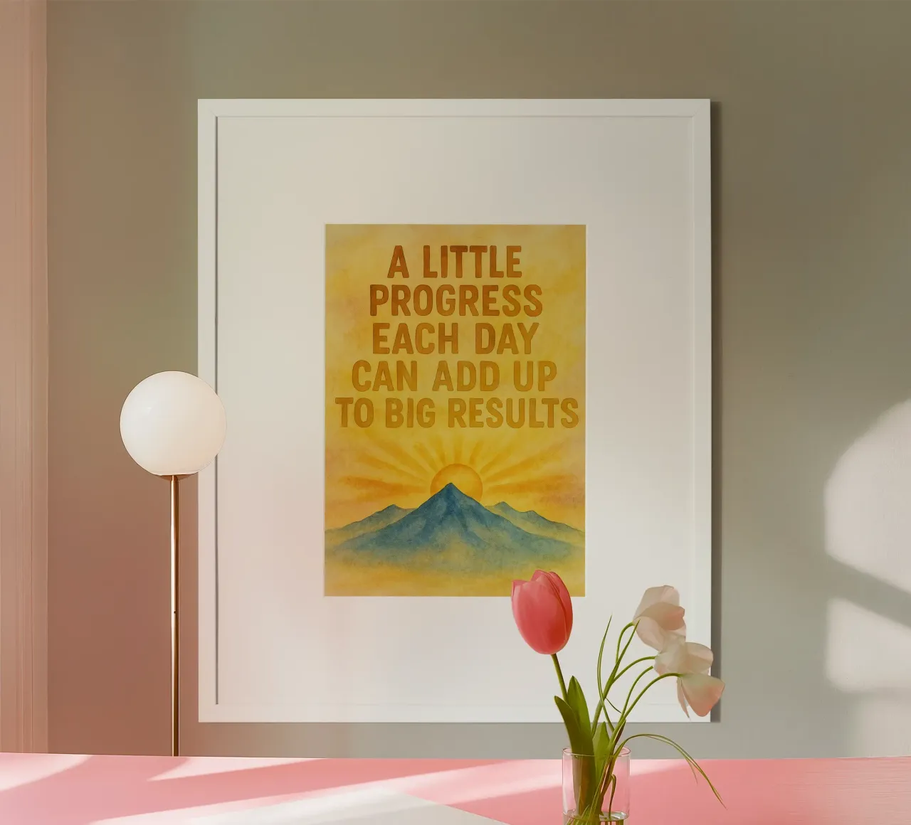 Un piccolo progresso ogni giorno può portare a grandi risultati. poster da cepeducks