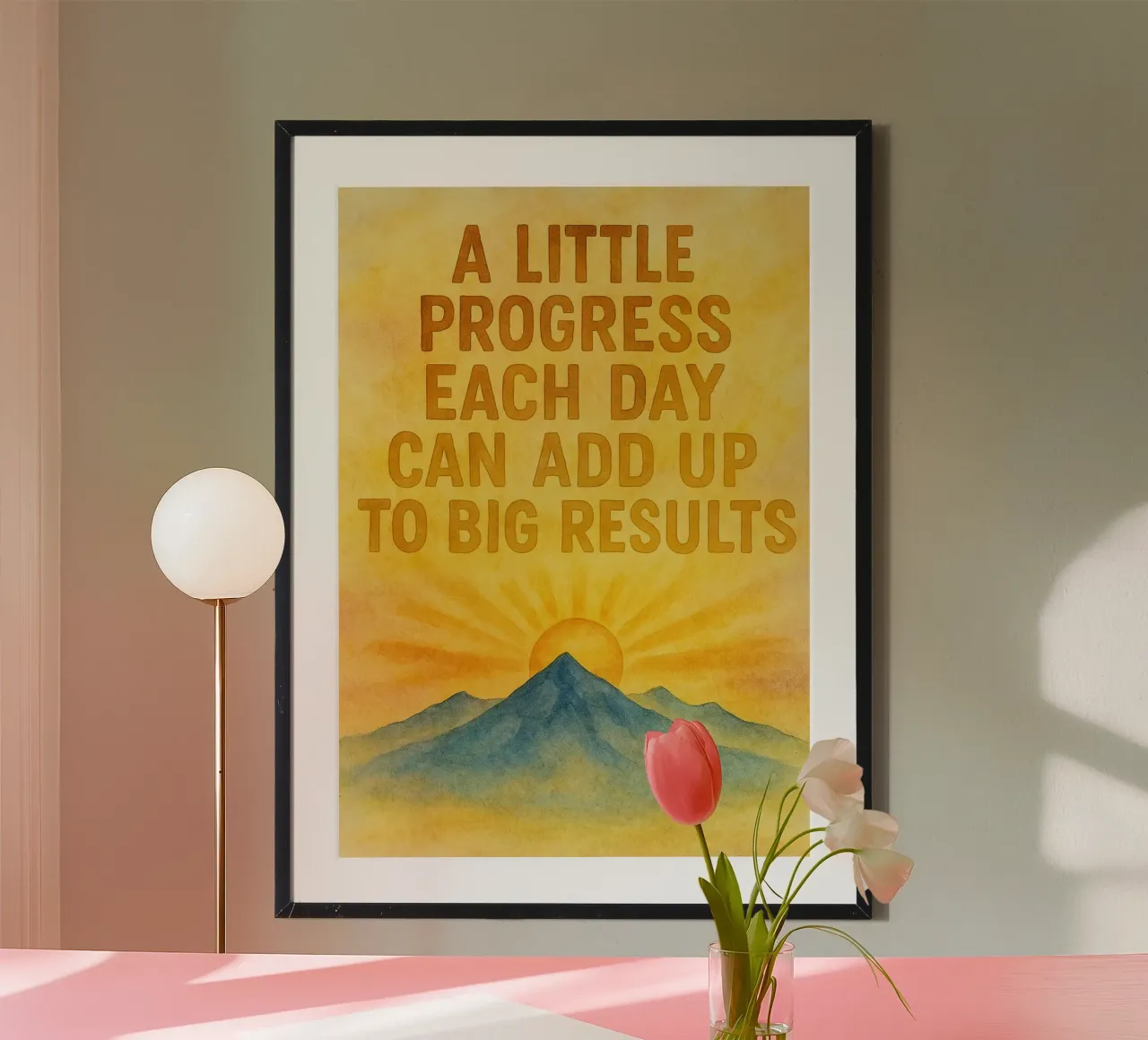 Un piccolo progresso ogni giorno può portare a grandi risultati. poster da cepeducks