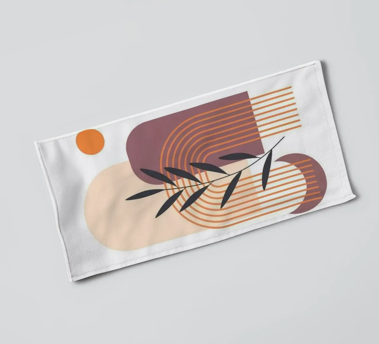 line shape in branch asciugamano da bagno da melts