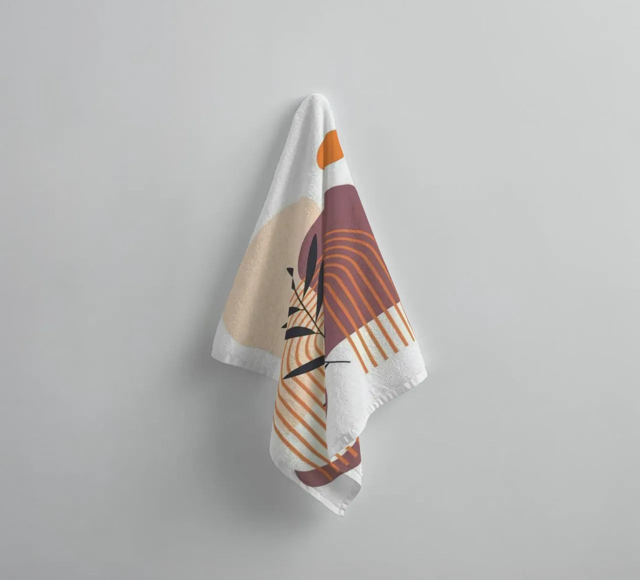 line shape in branch asciugamano da bagno da melts