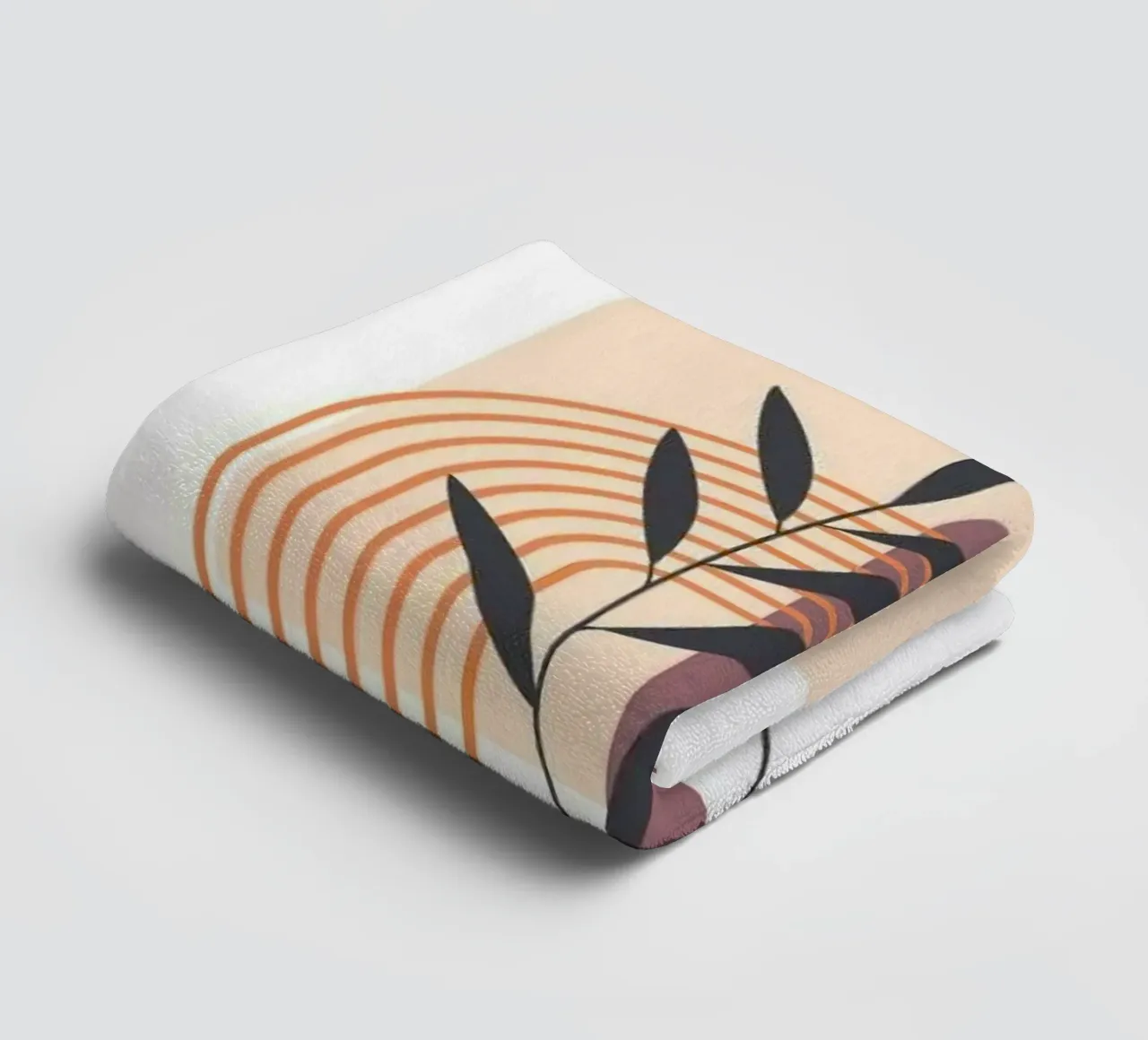 line shape in branch asciugamano da bagno da melts