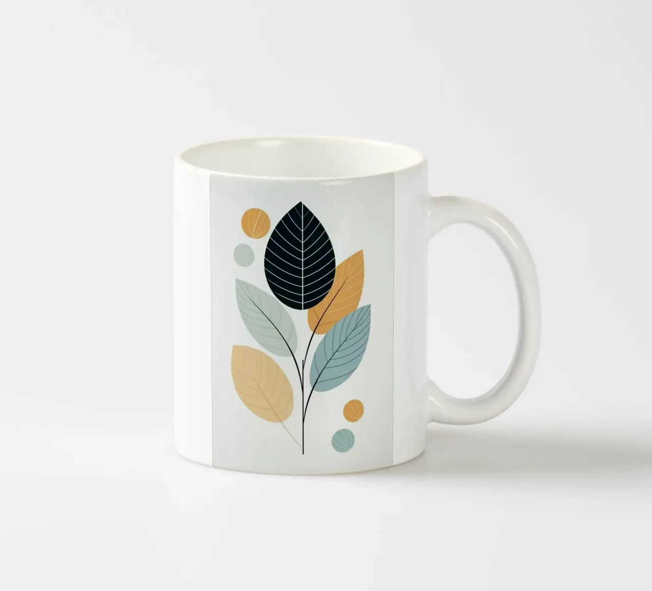 leaf colorful tazza in ceramica da melts