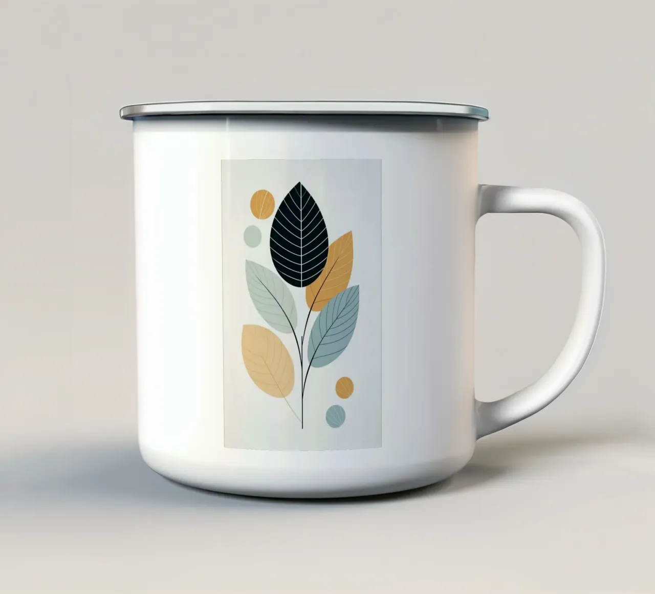 leaf colorful tazza in smalto da melts
