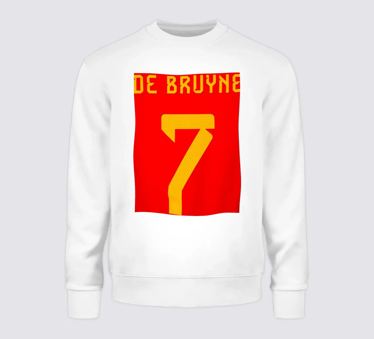 Maglia della Nazionale belga numero 7 De Bruyne felpa da dark eagle