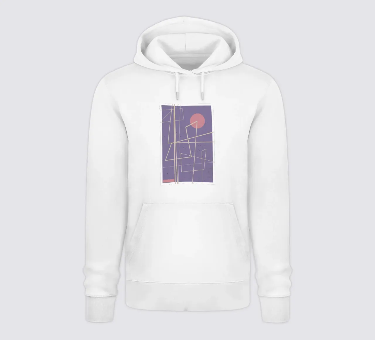 Angular Lines No 12 felpa con cappuccio da treechild