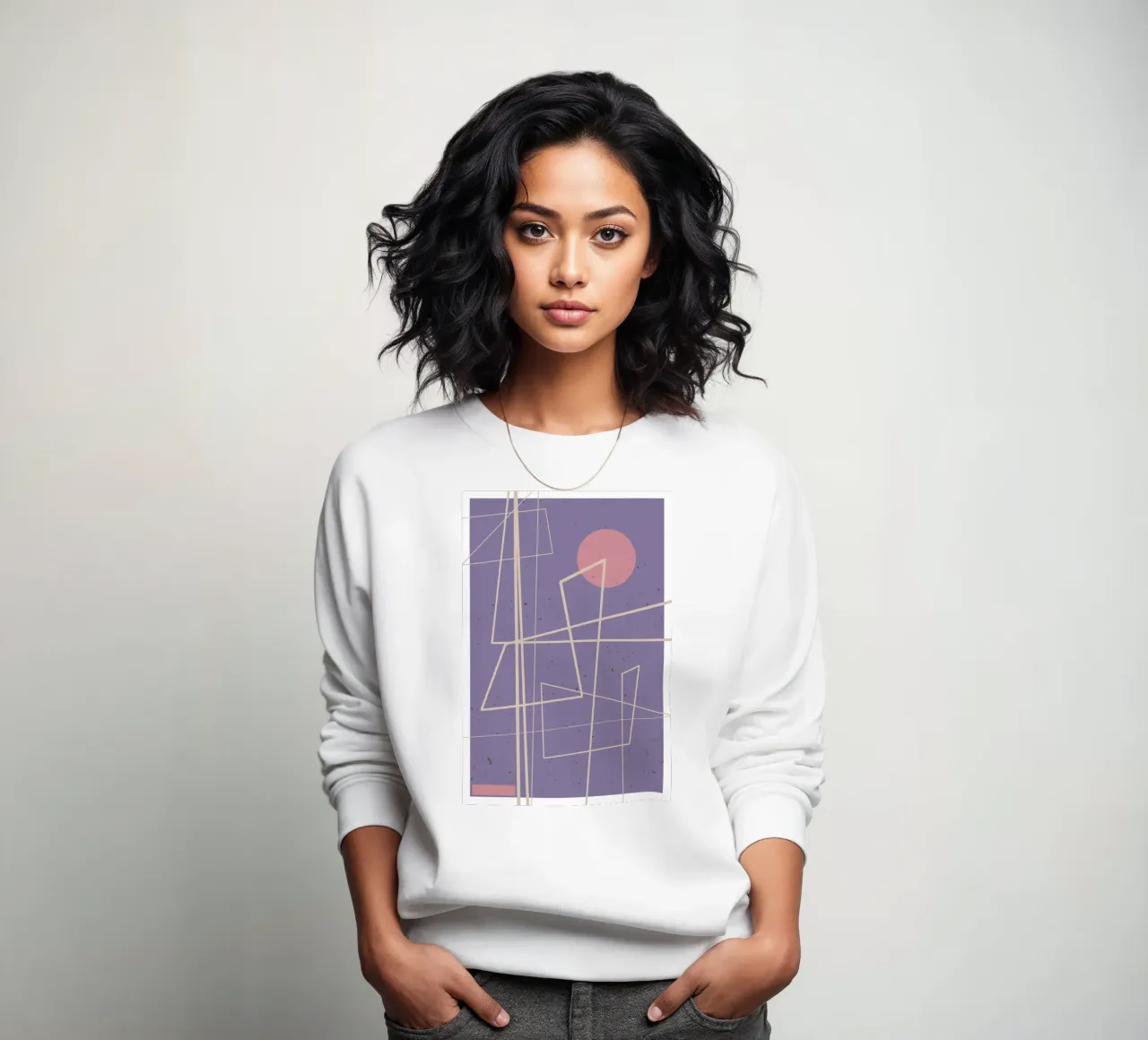 Angular Lines No 12 Sweatshirt von treechild