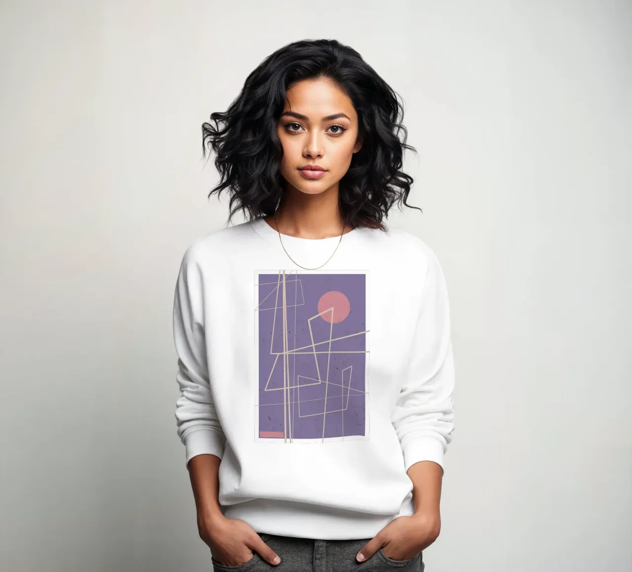 Angular Lines No 12 Sweatshirt von treechild