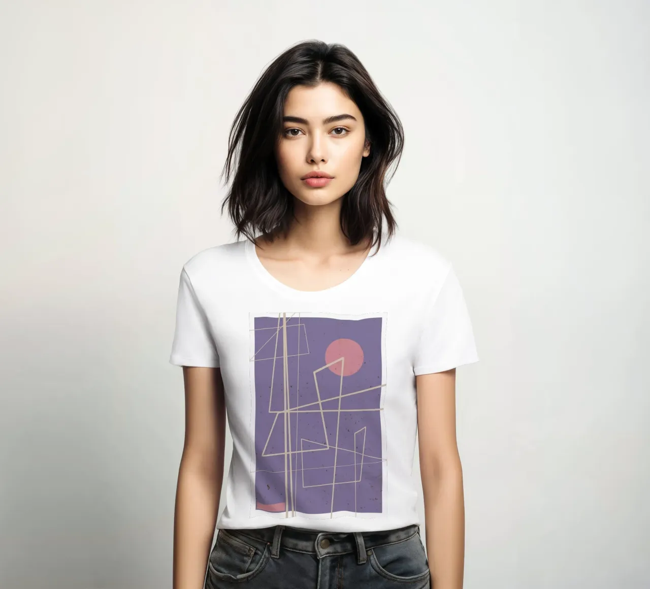 Angular Lines No 12 t-shirt da donna da treechild