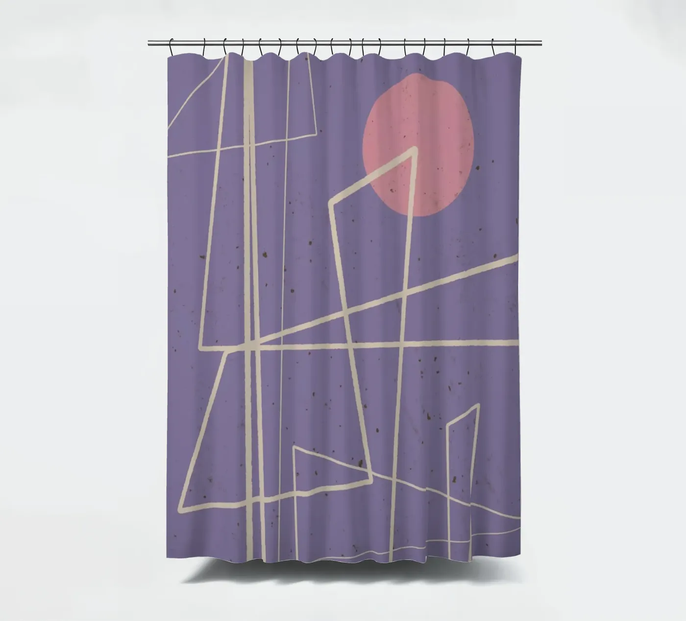 Angular Lines No 12 douchegordijn van treechild