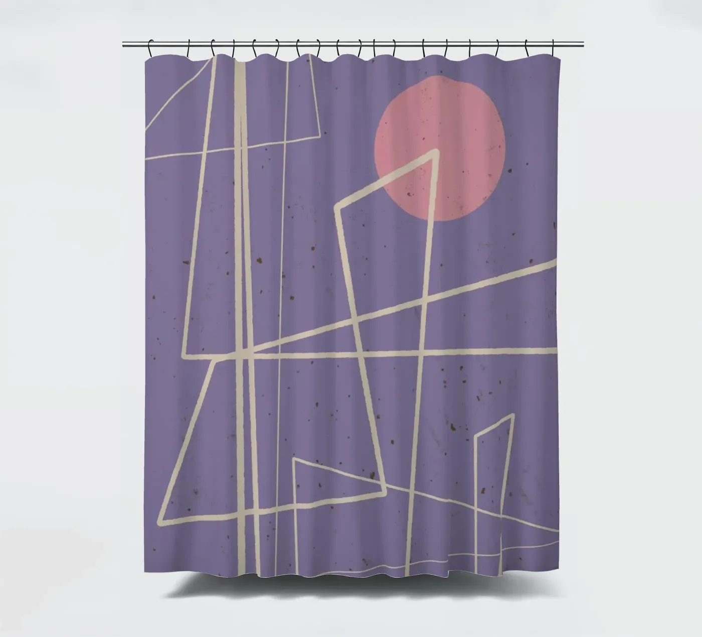 Angular Lines No 12 douchegordijn van treechild