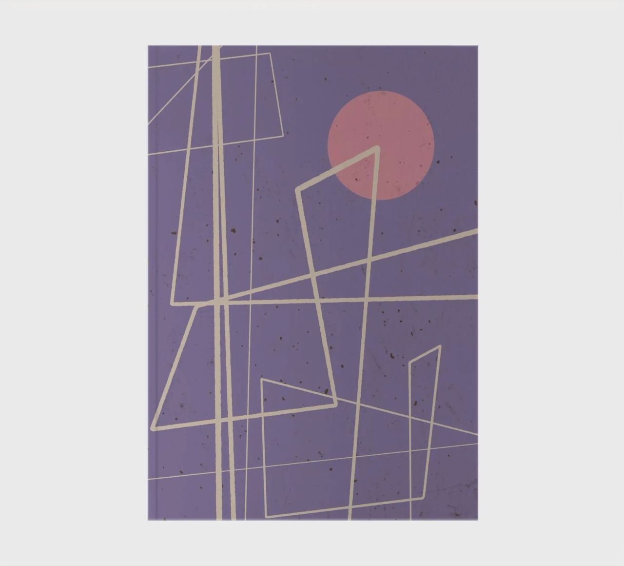 Angular Lines No 12 notebook by treechild
