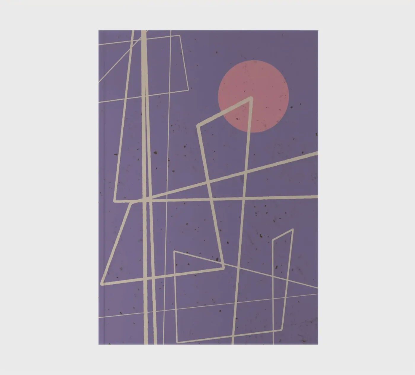 Angular Lines No 12 notebook by treechild