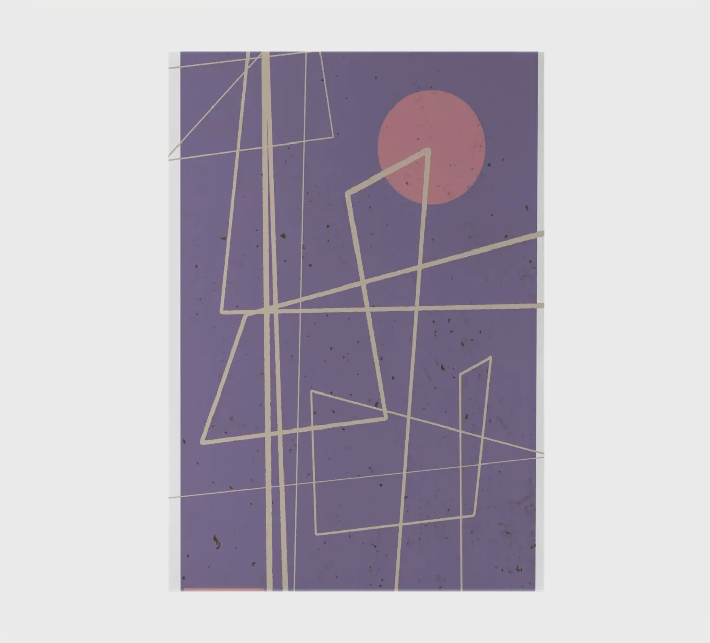 Angular Lines No 12 notebook by treechild