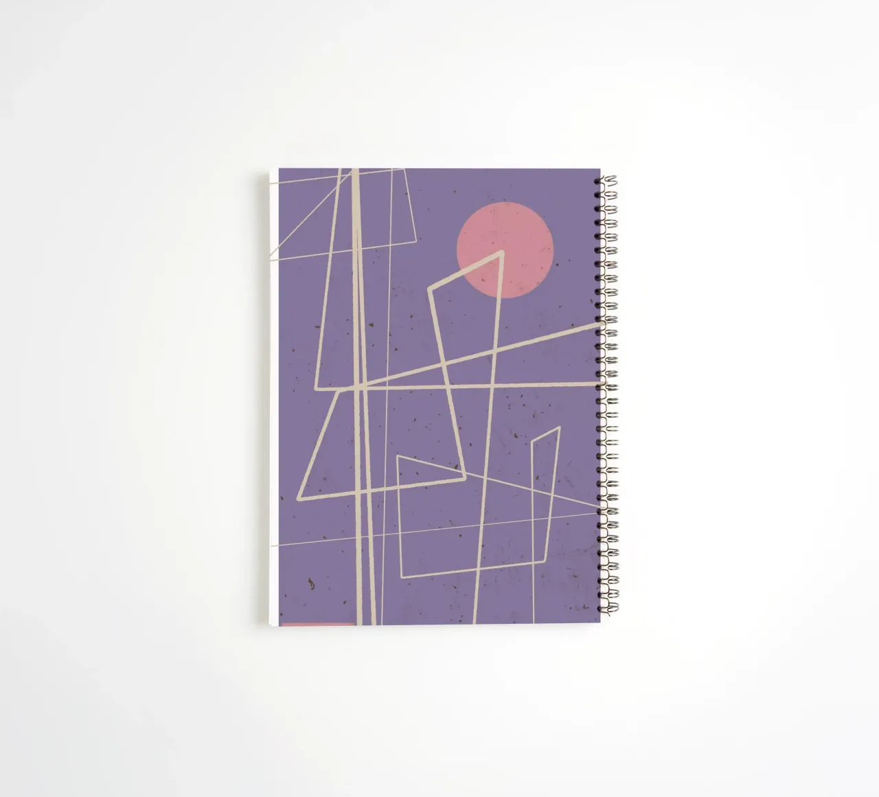 Angular Lines No 12 carnet à spirale de treechild