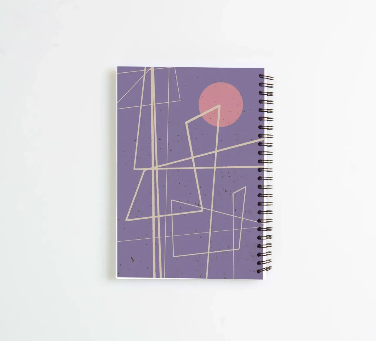 Angular Lines No 12 carnet à spirale de treechild