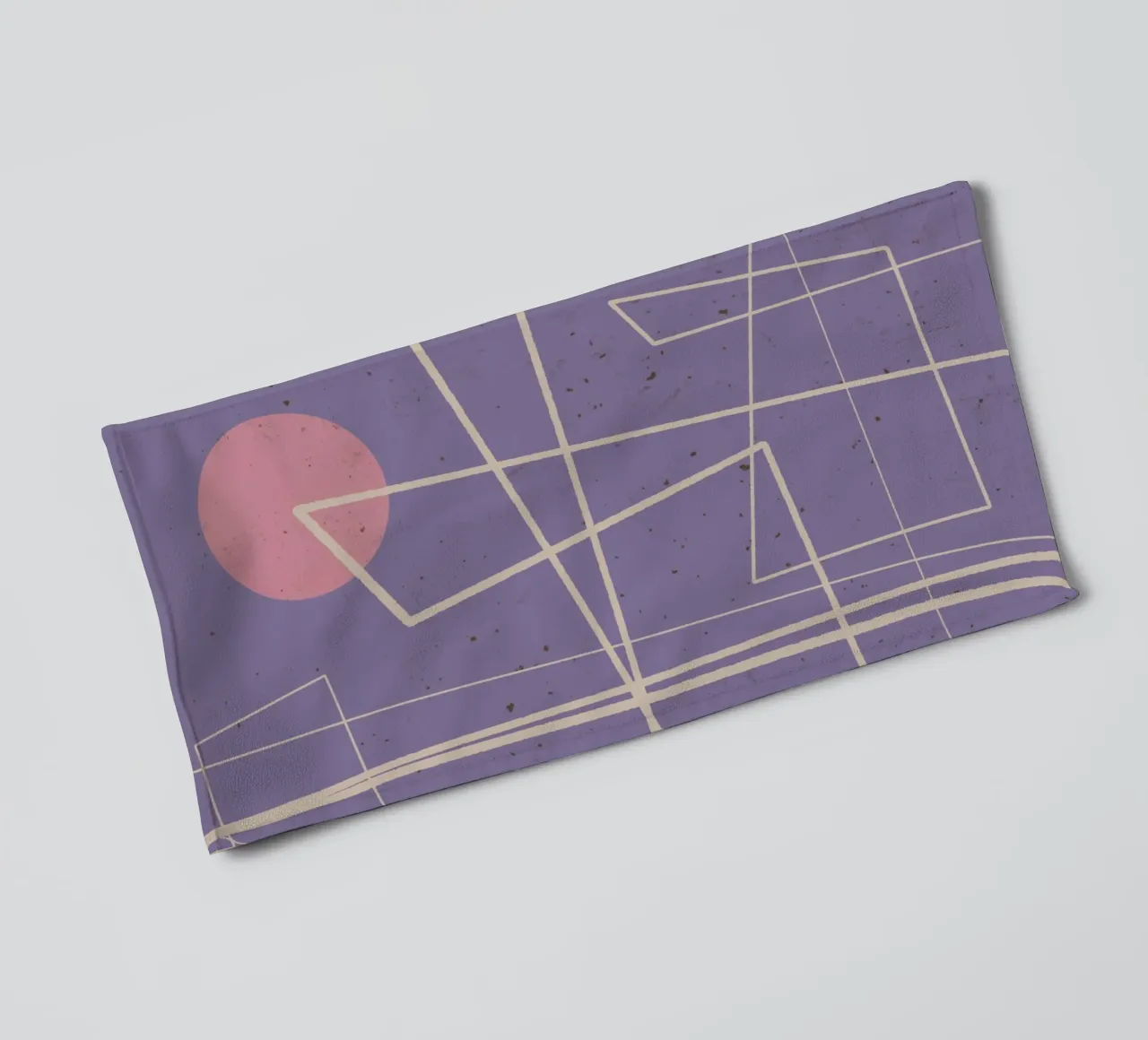 Angular Lines No 12 serviette de bain de treechild