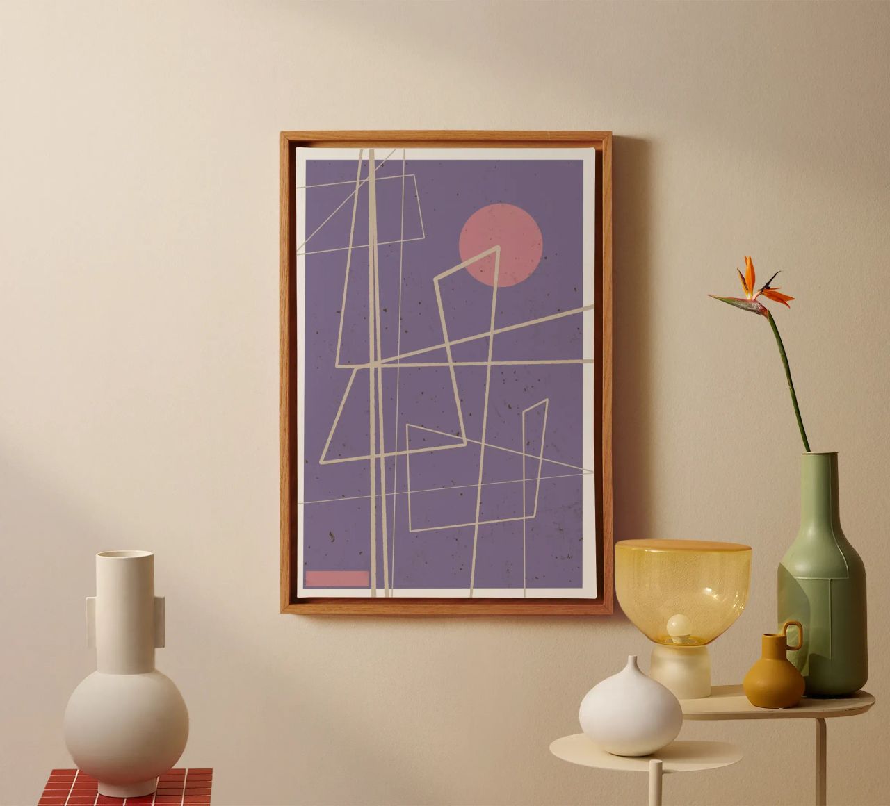 Angular Lines No 12 tela da treechild
