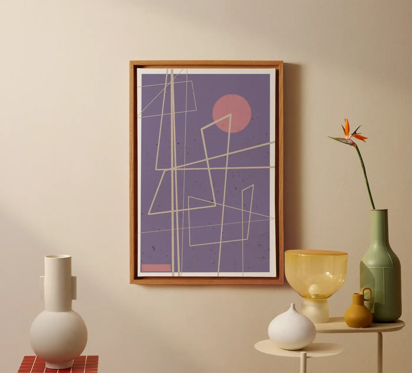 Angular Lines No 12 canvas by treechild