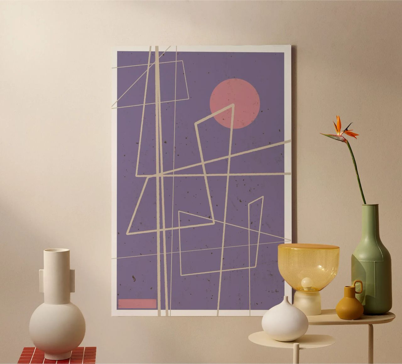Angular Lines No 12 tela da treechild
