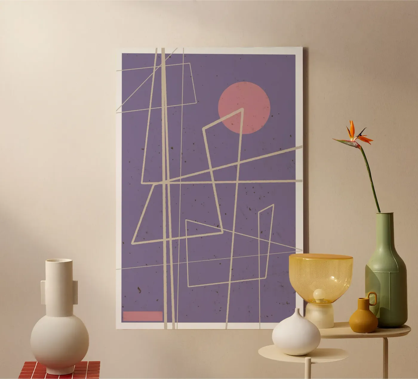 Angular Lines No 12 canvas by treechild