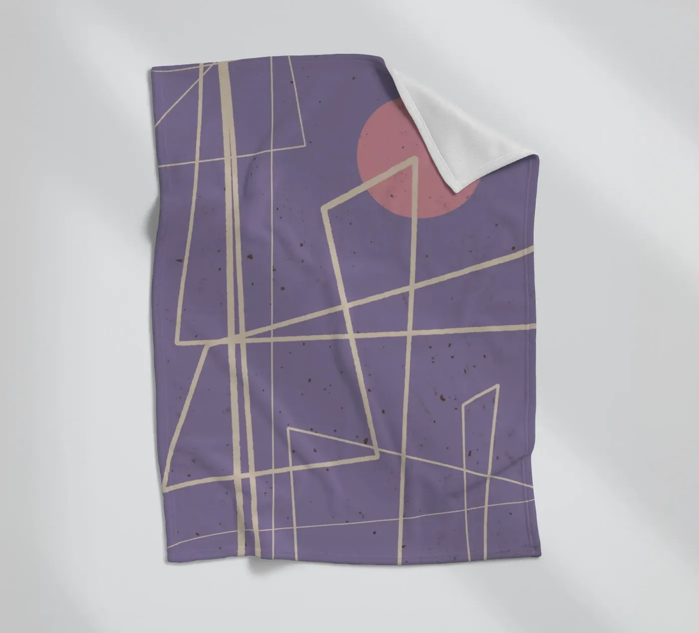 Angular Lines No 12 fleece blanket by treechild