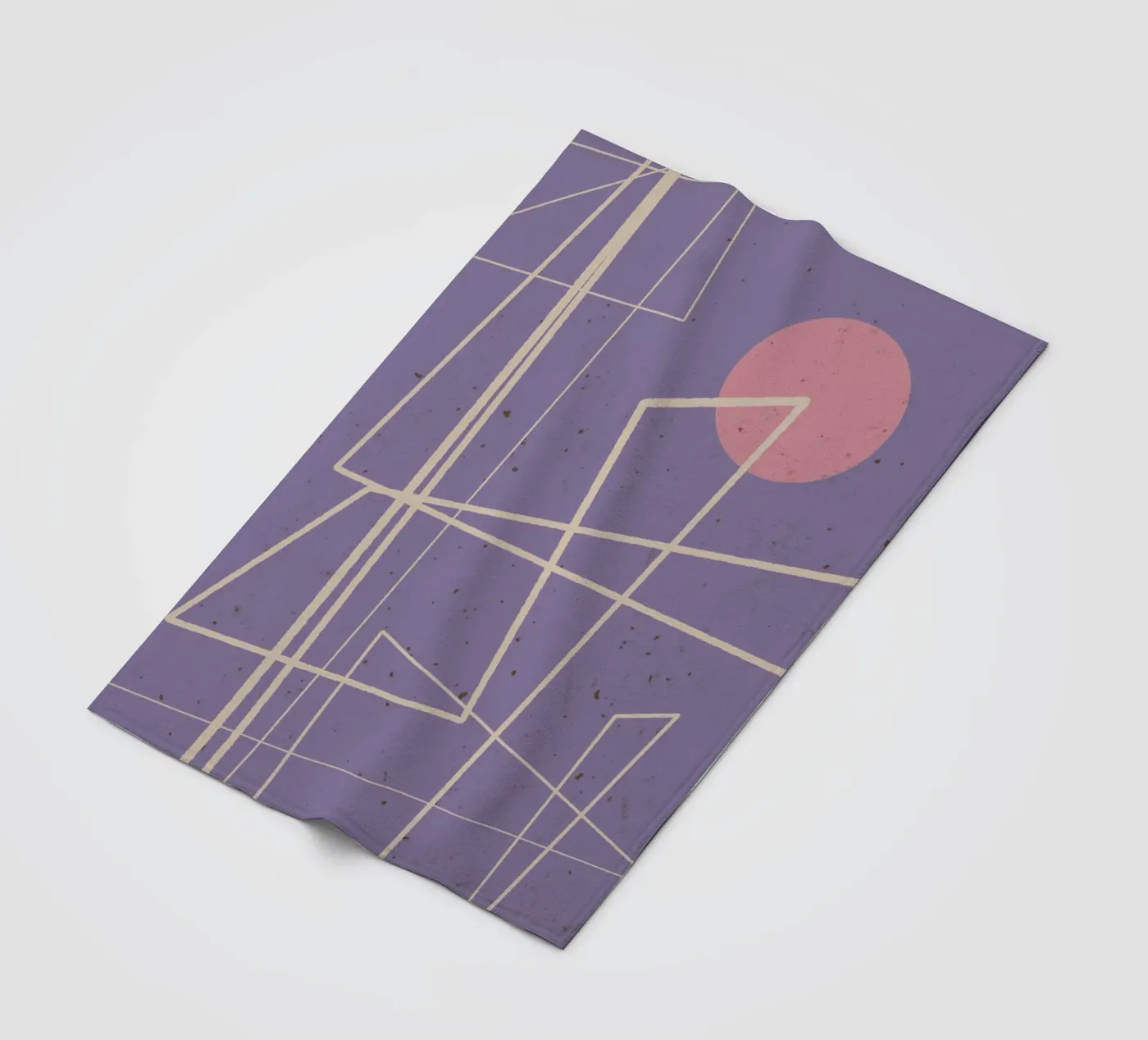 Angular Lines No 12 fleece blanket by treechild