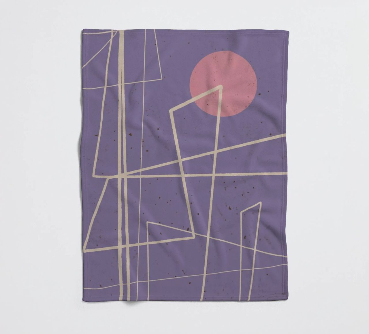 Angular Lines No 12 coperta in pile da treechild