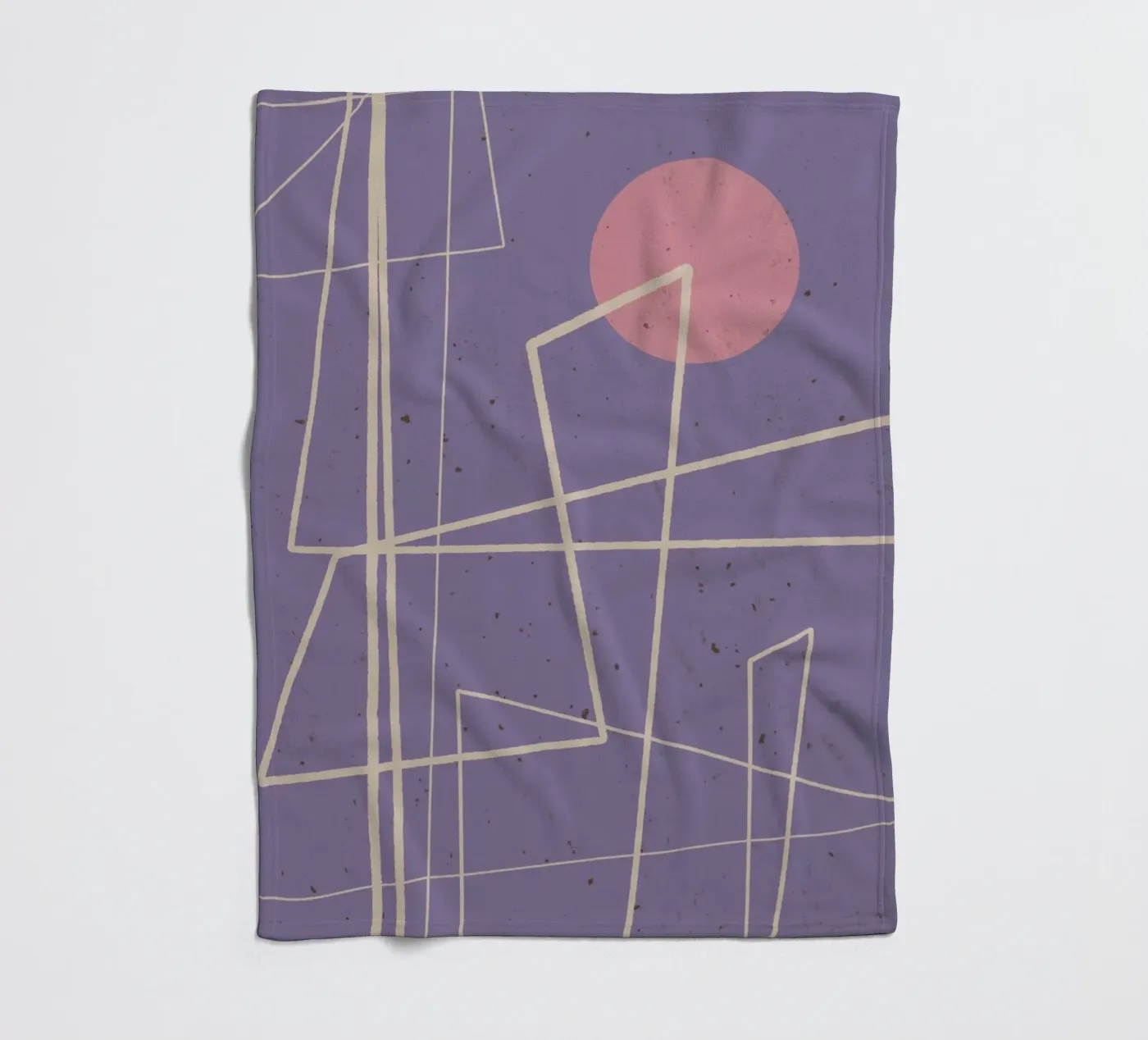 Angular Lines No 12 fleece blanket by treechild