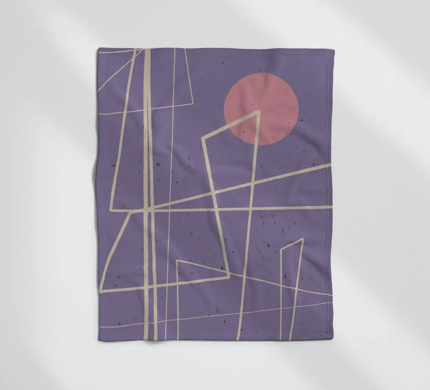 Angular Lines No 12 Fleecedecke von treechild