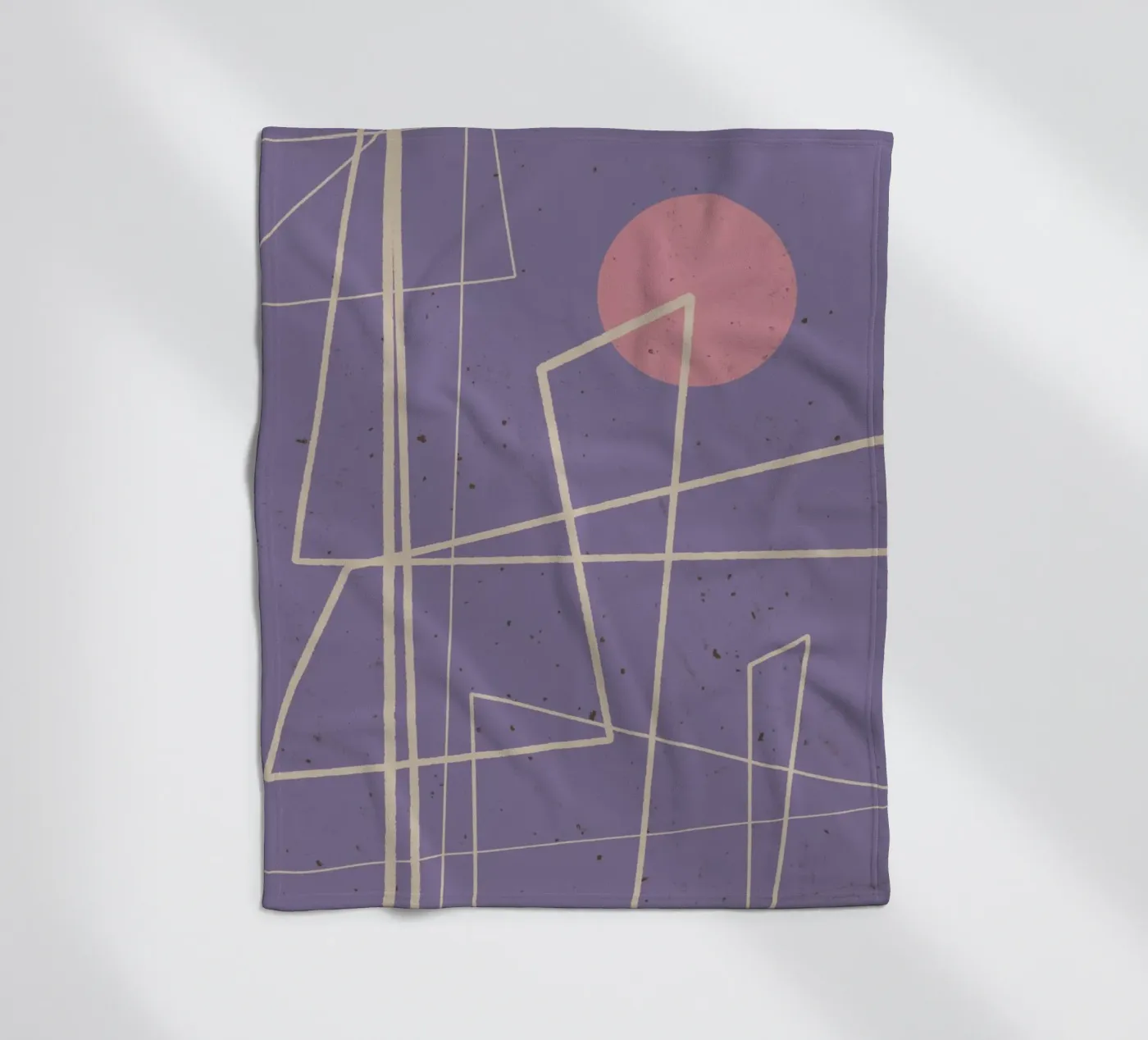 Angular Lines No 12 fleece blanket by treechild