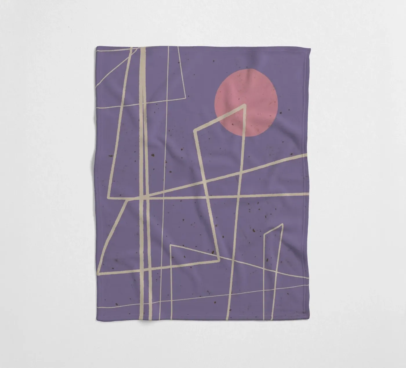 Angular Lines No 12 fleece blanket by treechild