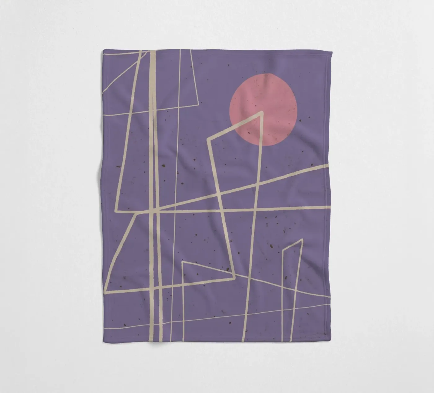 Angular Lines No 12 Fleecedecke von treechild