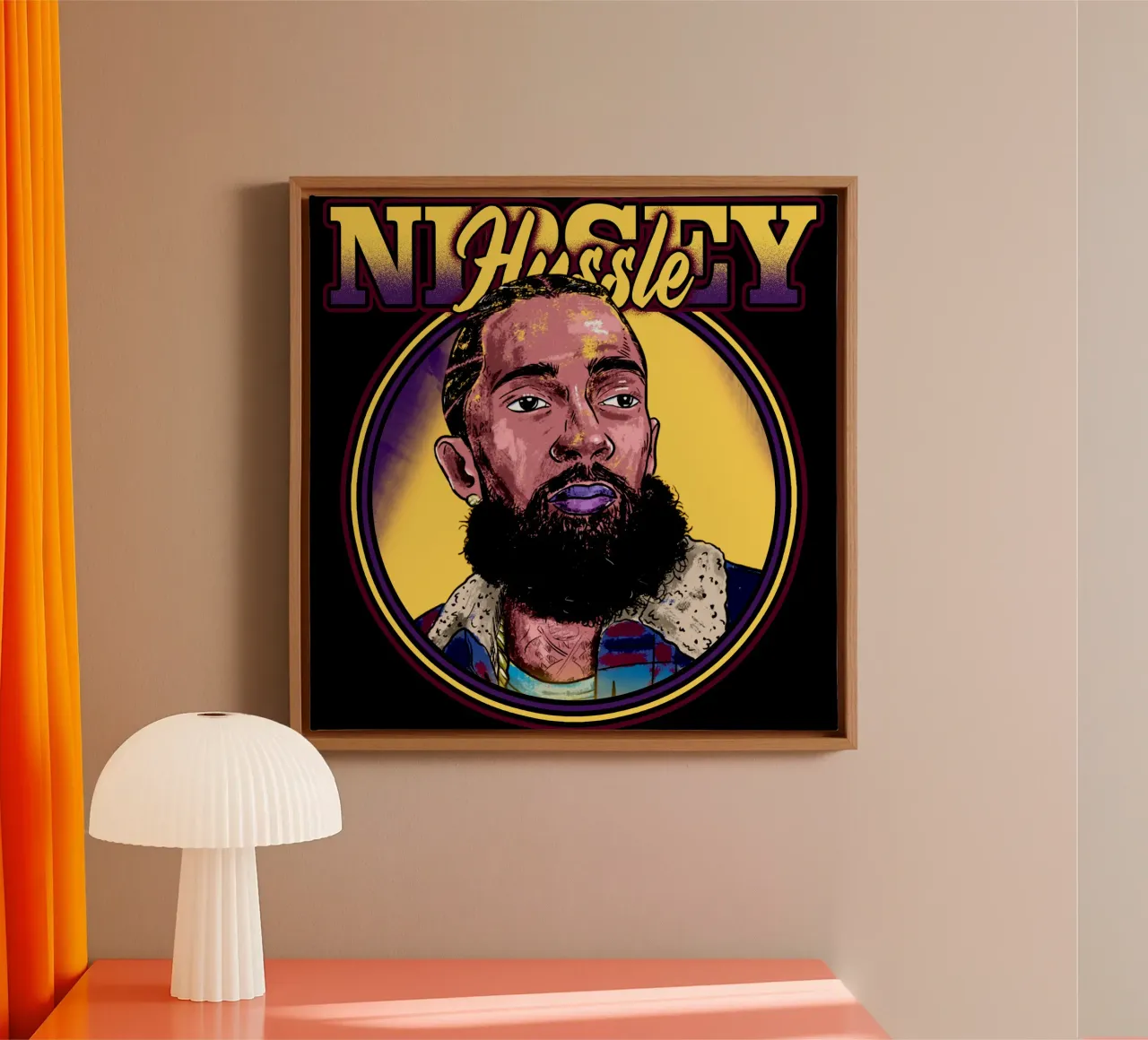 Hip hop Nipsey Hussle toile avec Caisse américaine de itzmyui