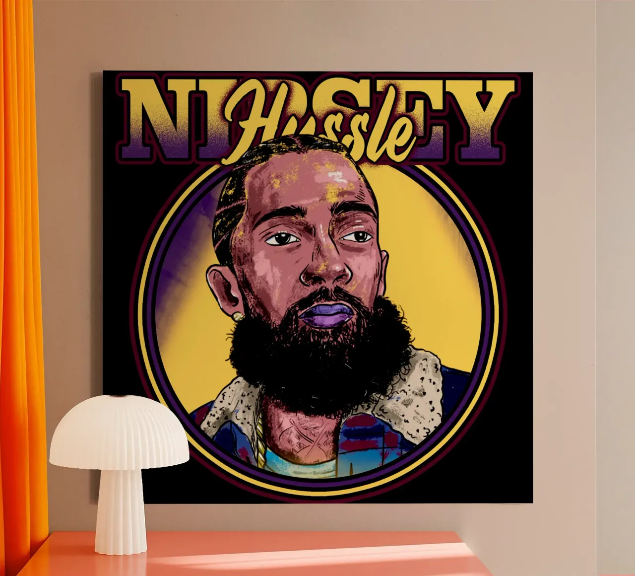 Hip hop Nipsey Hussle toile avec Caisse américaine de itzmyui