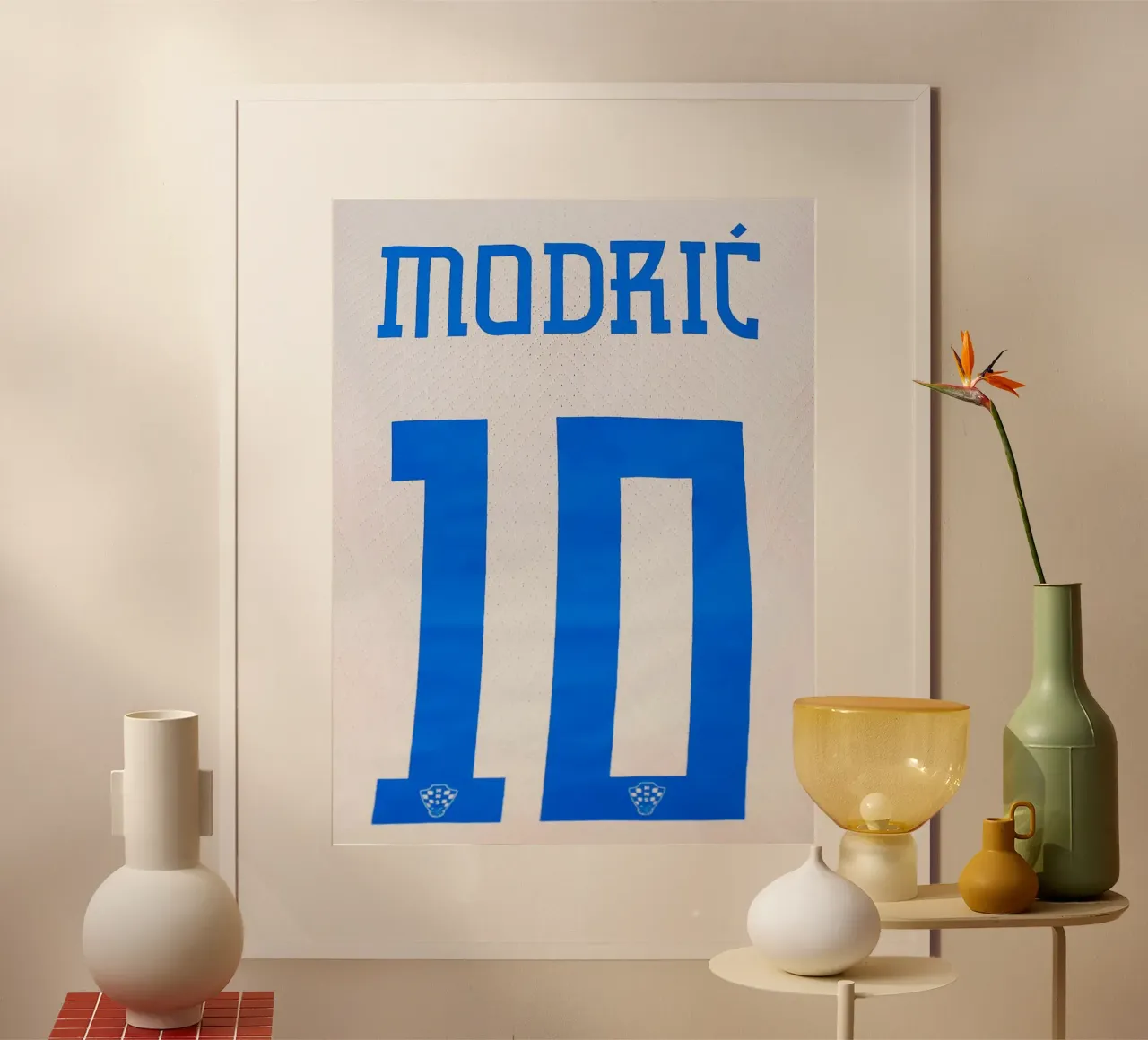 Maglia della Nazionale croata numero 10 Modrić poster da dark eagle