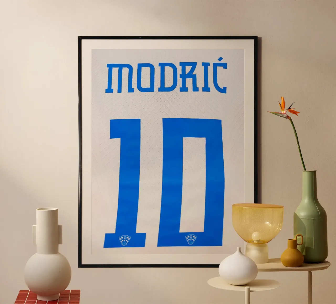 Maglia della Nazionale croata numero 10 Modrić poster da dark eagle