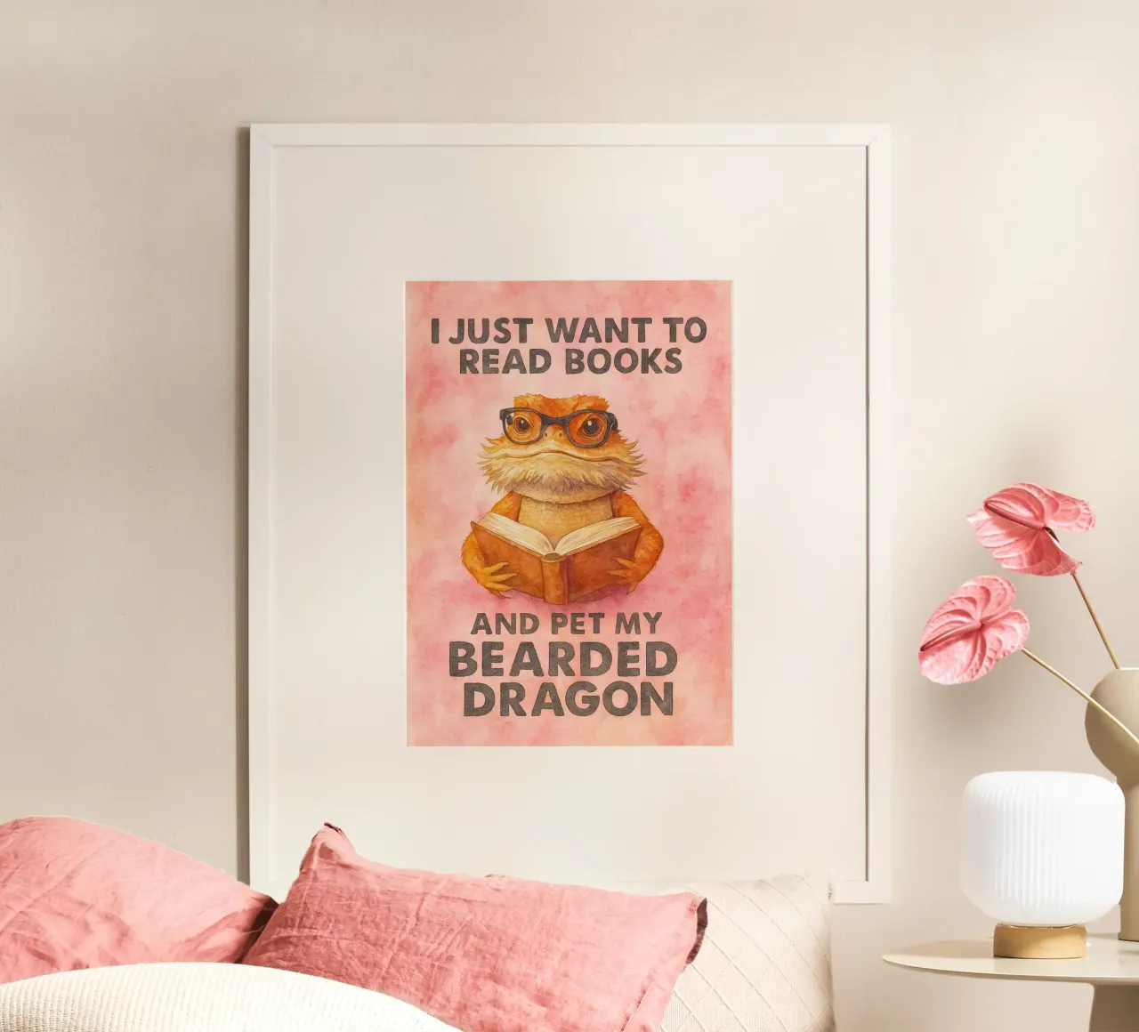 e accarezzare il mio drago barbuto poster da cepeducks