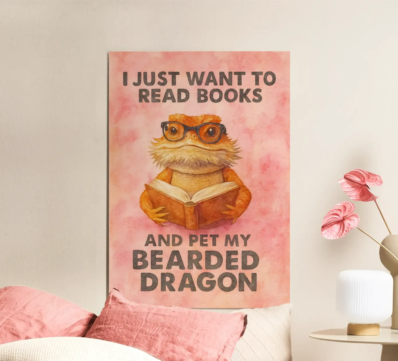 e accarezzare il mio drago barbuto poster da cepeducks